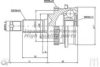 ASHUKI SK-025I Joint Kit, drive shaft